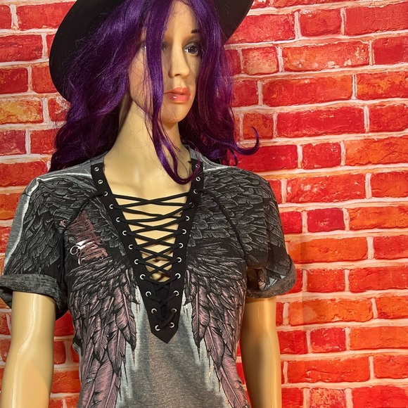 Affliction Women’s T-Shirt - Picture 9 of 14